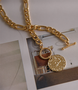 에르멜로 - [coin pendant]라움 necklace