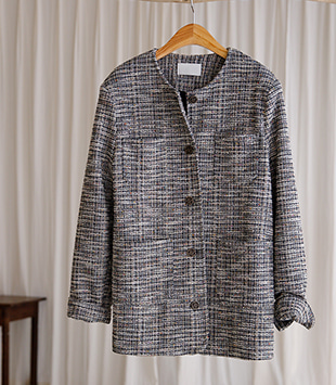 에르멜로 - [half]루이 tweed jacket