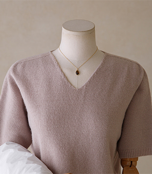 에르멜로 - [lambs wool / whole garment]제리 knit