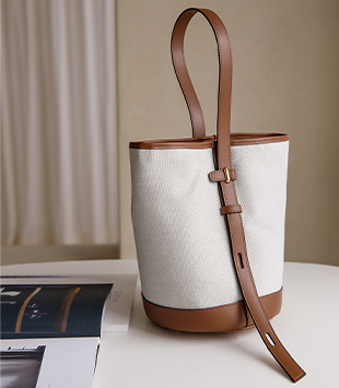 에르멜로 - [cow leather]캔버스 3way bag