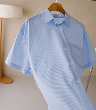 에르멜로 - [cotton 100]오웬 stripe shirt
