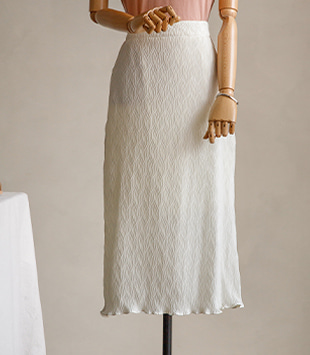 에르멜로 - [A line / banding]포즈 skirt