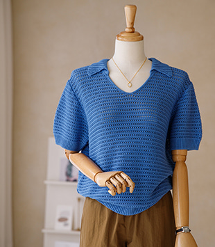 에르멜로 - [cotton / linen]프롬 knit
