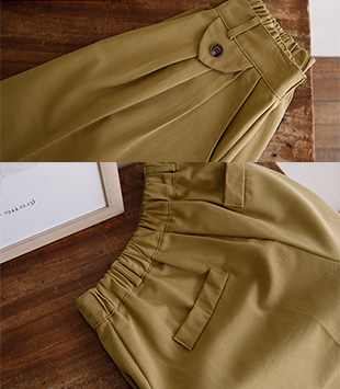 에르멜로 - [cotton 100 / banding]노아 half pants